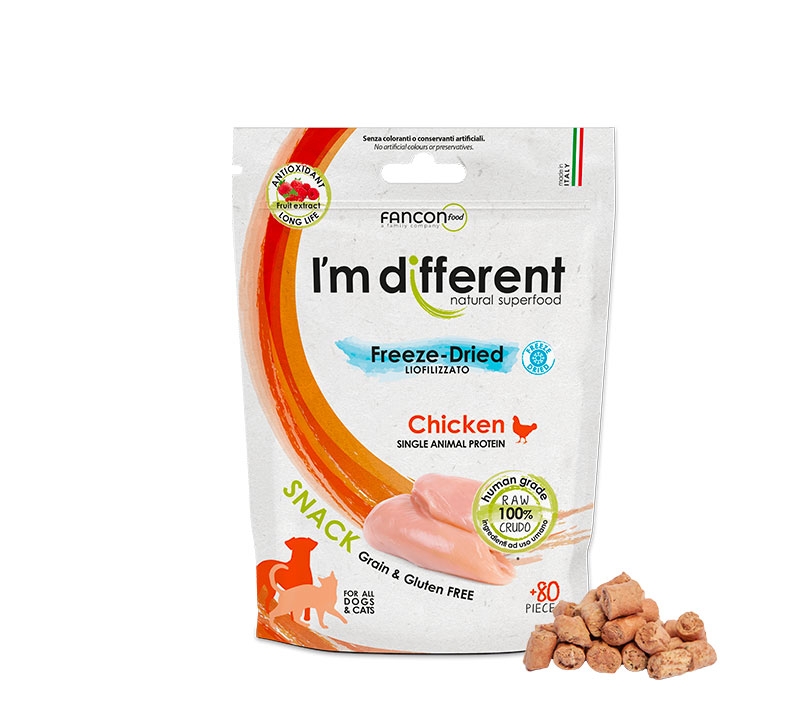 Freeze dried Chicken treats for cat pack 40g